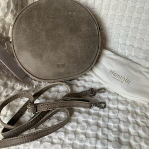 Hammitt Small Greg in Pewter, NWT, Crossbody Strap & Original Dust Bag
